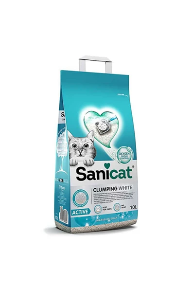 Active Marsilya Sabunu Kokulu Topaklaşan Doğal İnce Bentonit Kedi Kumu 10 L ürün görseli 1
