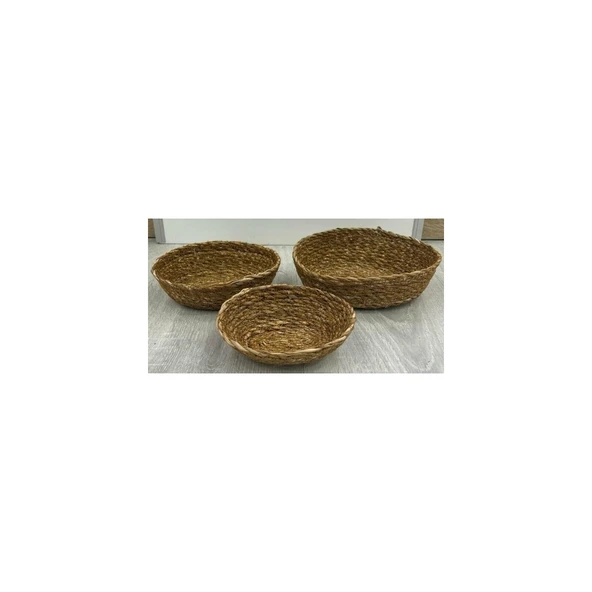 AKILLIELMA-CASA LİNDA ÇEREZLİK OVAL MİNİ 3 LÜ CL-12096 8708 8692 8685 ürün görseli 1
