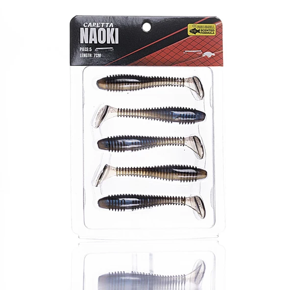 Caretta Naoki 7cm 3.2gr Silikon Yem  Color #02 ürün görseli 1