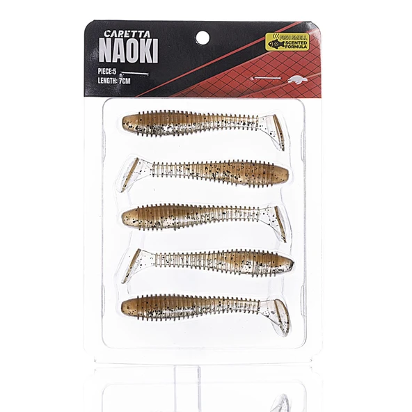 Caretta Naoki 7cm 3.2gr Silikon Yem  Color #06 ürün görseli 1