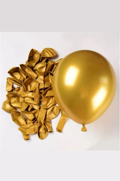 Beysüs Gold Krom Balon 7 Adet 12inç - Resim 5