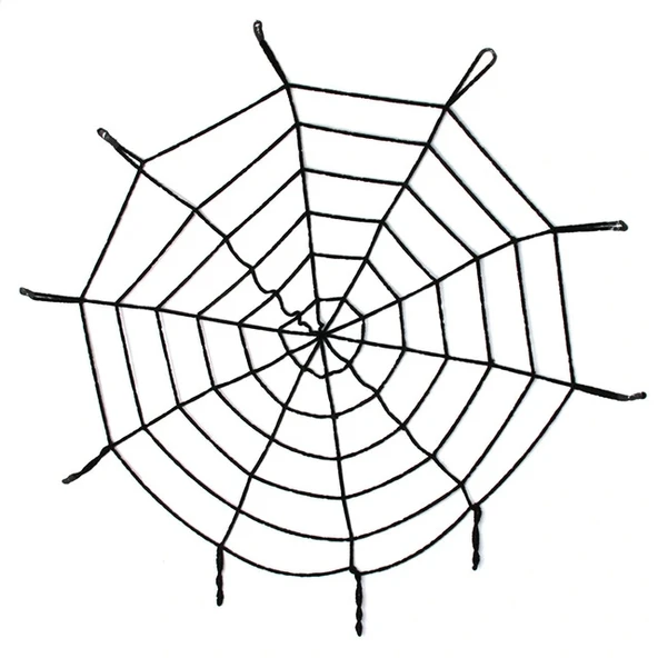 Nessiworld Halloween Cadılar Bayramı Örümcek Ağ Dekor Siyah 1.5 Metre ürün görseli 1