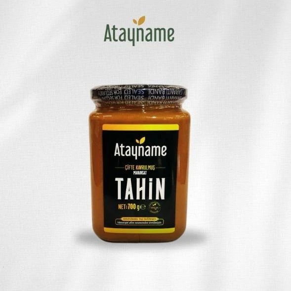 Atayname Manavgat Çifte Kavrulmuş Tahin 700 G Cam ürün görseli 1