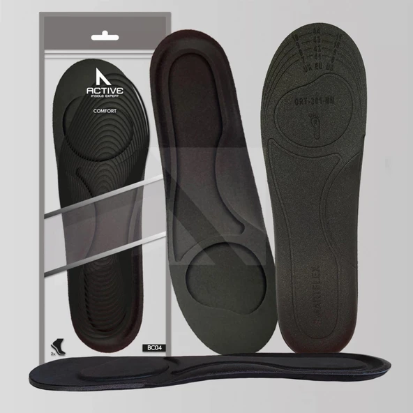 BC04 | Yumuşak Memory Foam Ayakkabı Tabanı, Ekstra Konfor Ve Darbe Emici Rahat Iç Tabanlık ürün görseli 1