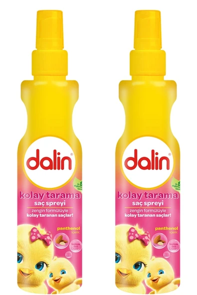 Dalin Badem Özlü Kolay Tarama Saç Spreyi 2 x 200 ml ürün görseli 1