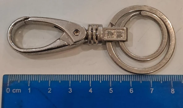 KÜÇÜK DAMLA ŞEKİL METAL ANAHTARLIK ürün görseli 1