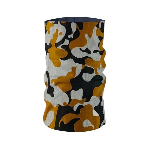 Askeri Kamuflajlı Motorcu Buff Sarı ürün görseli 1