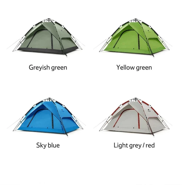 Naturehike 4 Kişilik Otomatik Kamp Çadırı ürün görseli 1