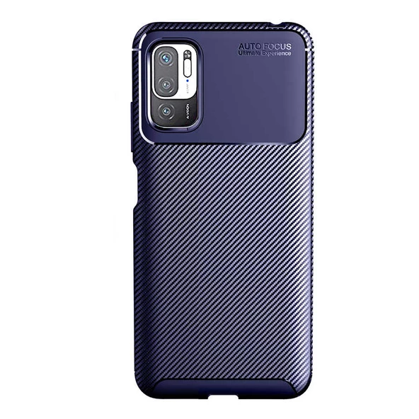 Xiaomi Poco M3 Pro Kılıf Zore Negro Karbon Tasarım Silikon Kılıf ürün görseli 1