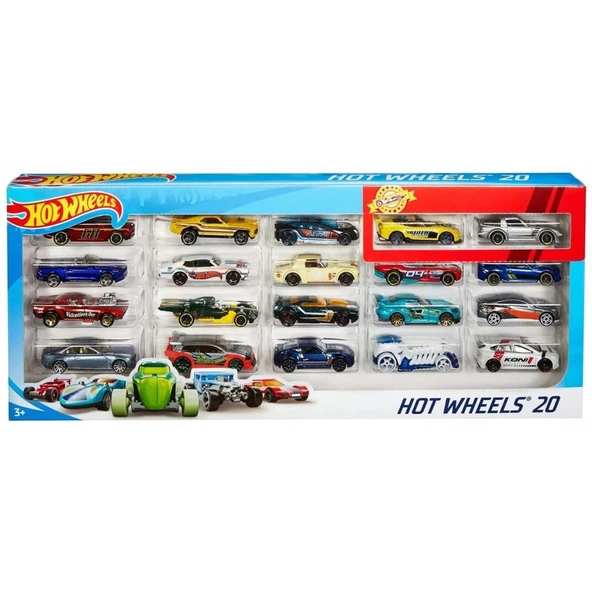 Nessiworld Hot Wheels 20'li Araba Seti - Resim 2