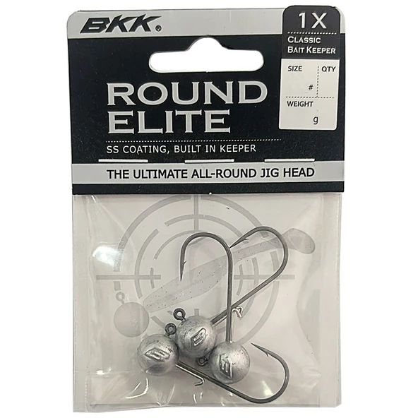 BKK Round Elite-Classic Bait Keeper 3 Adet Jig Head  1 No / 7 Gr ürün görseli 1