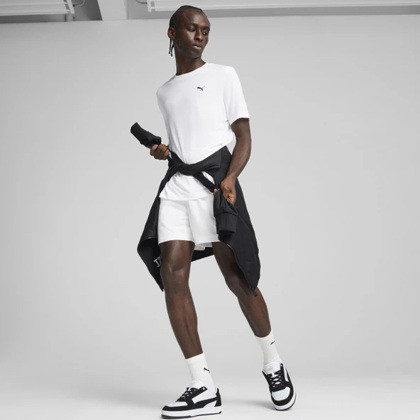 Puma 68254202 Ess Small Logo Poly Erkek Tişört - Resim 5