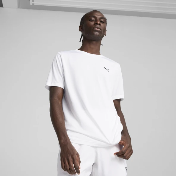 Puma 68254202 Ess Small Logo Poly Erkek Tişört - Resim 3
