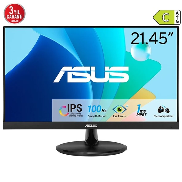 Asus 21.5'' 1ms Hdmi IPS Çerçevesiz (VP229HF) ürün görseli 1