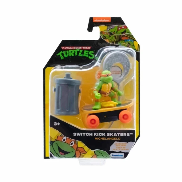 Nessiworld TMNT Switch Kick Skaters Figür TU812001 - Resim 5