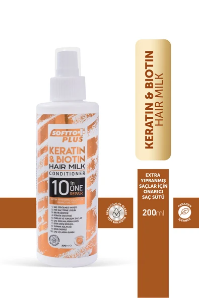 Keratin & Biotin Saç Sütü, Organik Saç Canlandırıcı Ve Besleyici ürün görseli 1