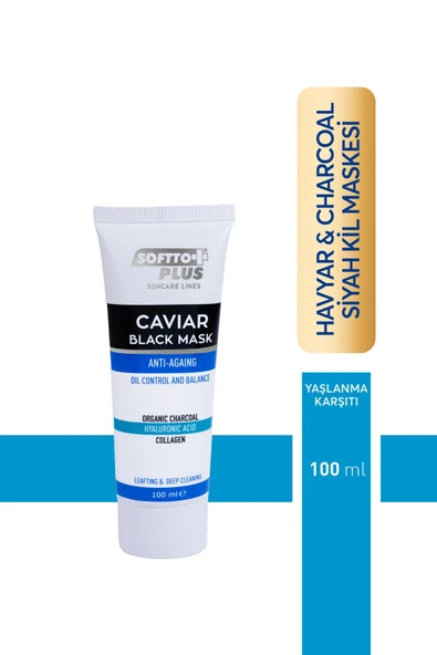 HAVYAR YAŞLANMA KARŞITI YAĞ KONTROL VE DENGELEYİCİ SİYAH MASKE 100 ML ürün görseli 1