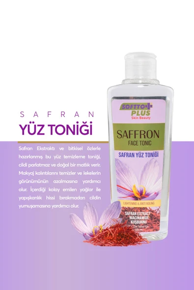SAFRAN CİLT TONİĞİ 200 ml - Resim 2