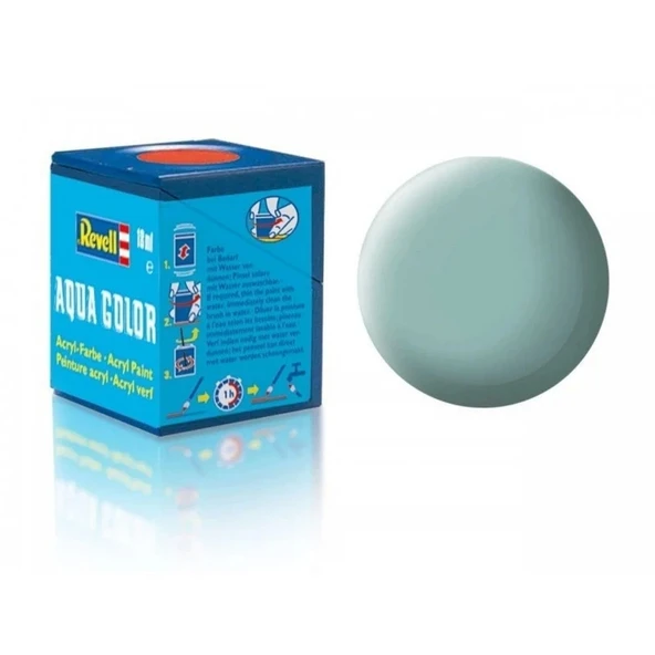 NessiWorld Aqua Color Light Blue - Mat Boya- 18 ml ürün görseli 1