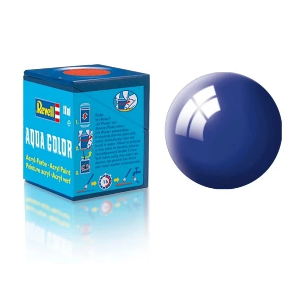 NessiWorld Aqua Color Ultramarine Blue - Gloss Boya- 18 ml ürün görseli 1