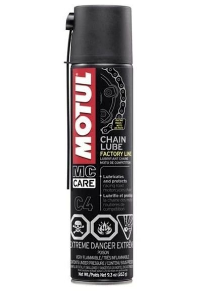 Motul C4 Zincir Yağlama Spreyi  2024 10 ay üretim ürün görseli 1