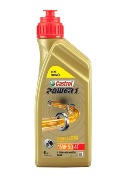 Castrol Power1 15w/50 4t 1 Lt 4 Zamanlı Motosiklet Yağı ürün görseli 1