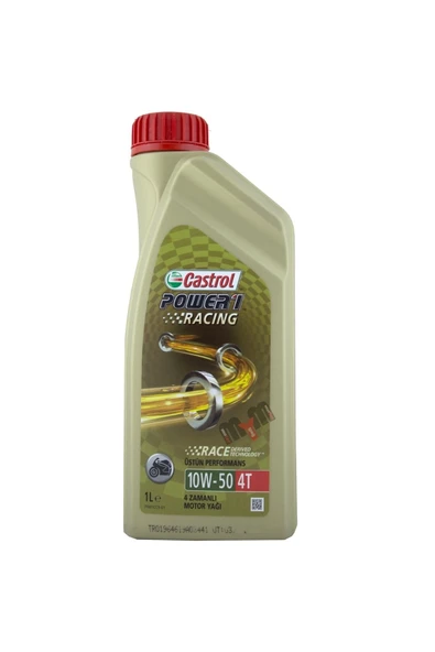 CASTROL Power1 Racing 10w-50 4t 4 Zamanlı Motosiklet Yağı 1litre- ürün görseli 1