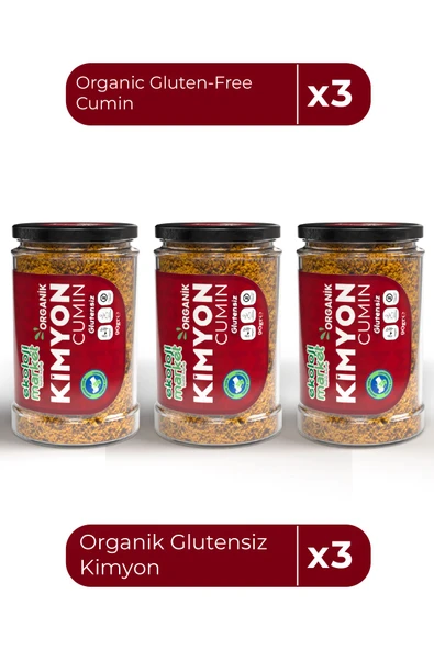 Ekoloji Market Organik Glutensiz Kimyon 90 Gr x3 / Organic Gluten-Free Cumin 90 Gr x3 ürün görseli 1