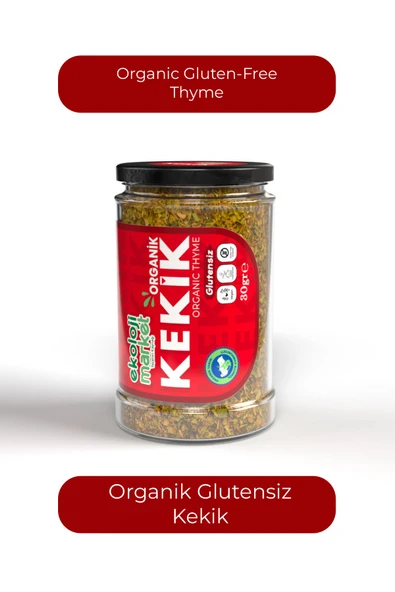 Ekoloji Market Organik Glutensiz Kekik 30 gr / Organic Gluten-free Thyme 30 gr ürün görseli 1