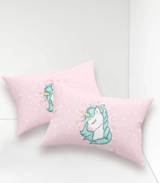 Upstyle 2li Yastık Kılıfı Unicorn Dreams Pembe ürün görseli 1