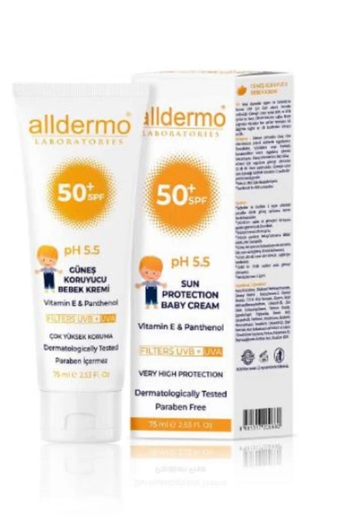 Alldermo Spf50 Çocuk Güneş Kremi 75 ml ürün görseli 1
