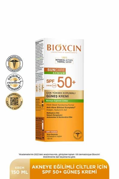 Sun Care Acnium Spf 50 Güneş Koruyucu Krem 150 ml ürün görseli 1