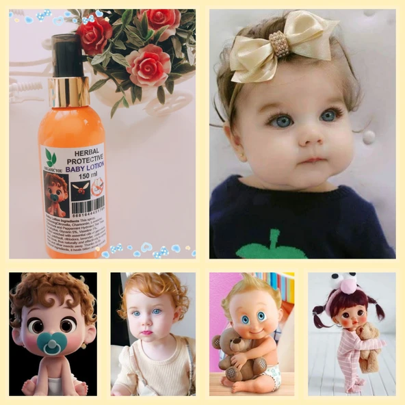 HERBAL PROTECTIVE BABY LOTION 150 ml - Resim 3
