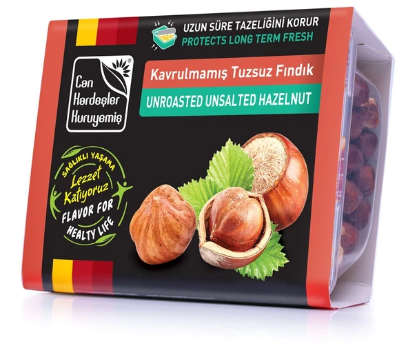 Kavrulmamış Tuzsuz Fındık  (250 g) ürün görseli 1