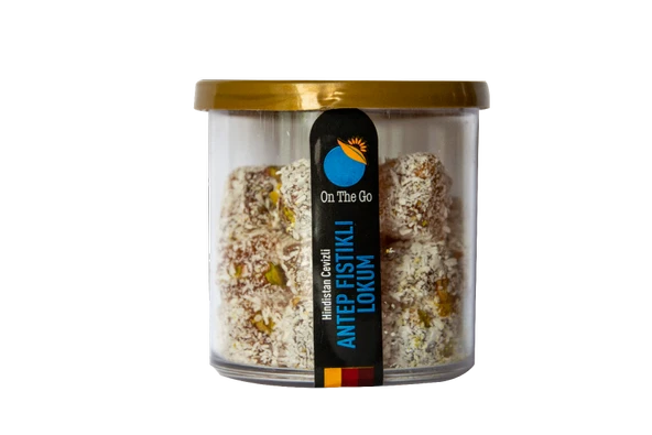 Hindistan Cevizli Mini Antep Fıstıklı Lokum (100 g) ürün görseli 1
