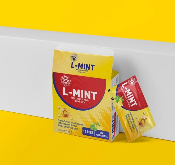 L-Mint Nane Limon Aromalı İçecek Tozu (156 g) ürün görseli 1
