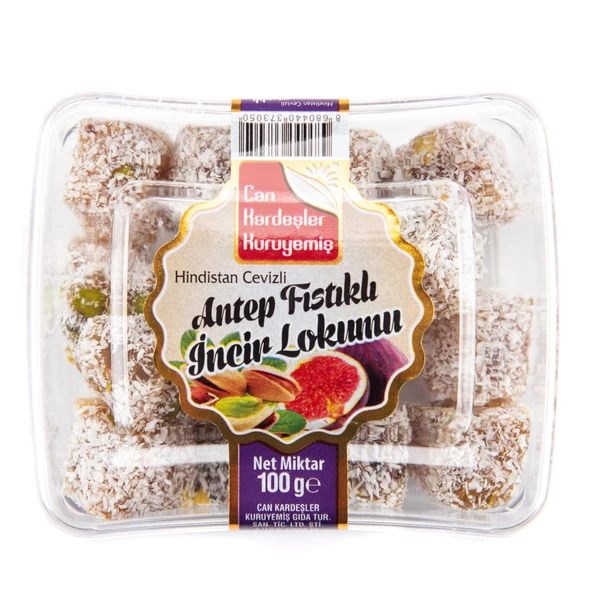 İncirli Antep Fıstıklı  Mini Lokum (100 g) ürün görseli 1