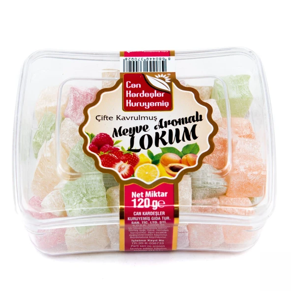 Çifte Kavrulmuş Meyveli Lokum (120 g) ürün görseli 1