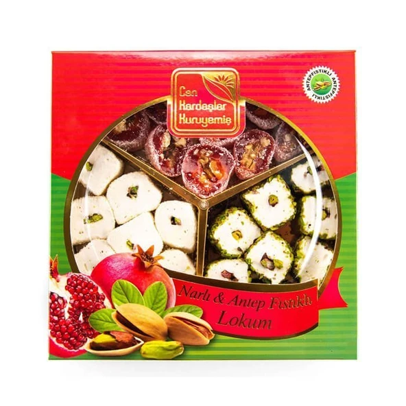 Narlı & Antep Fıstıklı Lokum (450 gr) ürün görseli 1