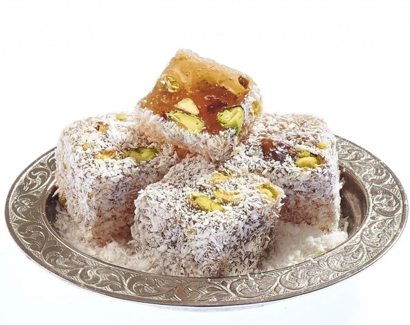 Hindistan Cevizli Antep Fıstıklı Lokum (250 g) ürün görseli 1