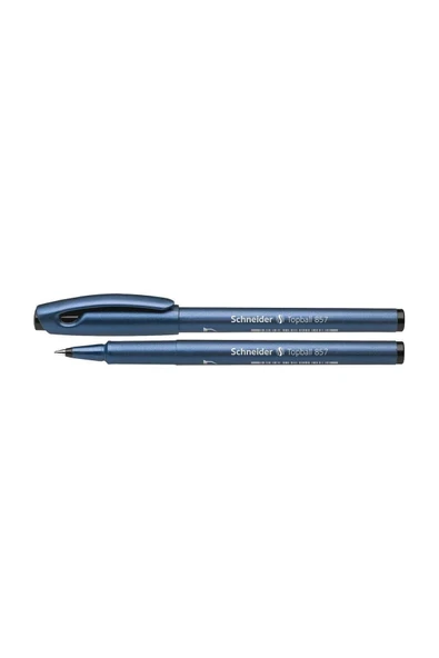 Yerli Schneider 8571 Roller Kalem Topball Bilye Uç 0.6 Mm Siyah 857 Tekli (1 Adet) ürün görseli 1