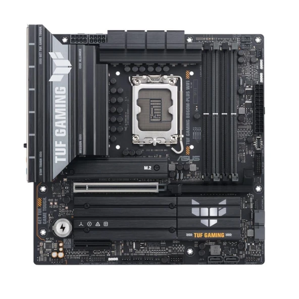 Asus TUF Gaming B860M-Plus WiFi İntel B860 8800 MHz (OC) DDR5 Soket mATX Anakart ürün görseli 1