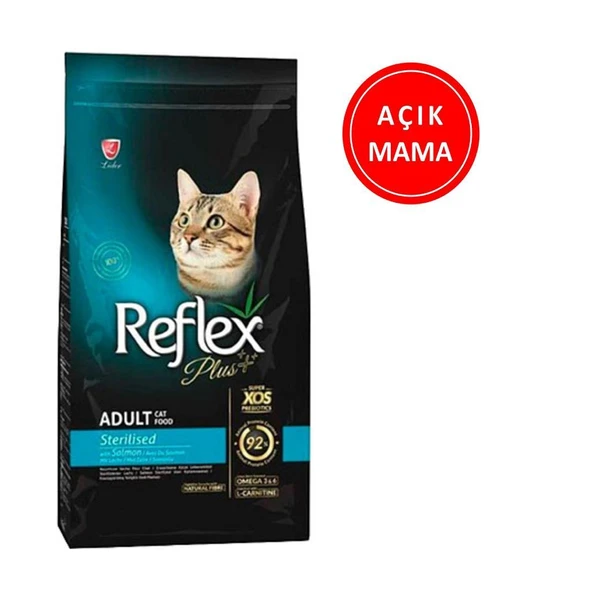 Reflex Plus Sterilised Somonlu Kısır Kedi Maması 1 Kg AÇIK ürün görseli 1