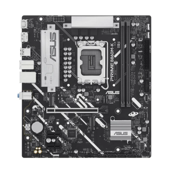 Asus Prime B860M-K Intel LGA1851 DDR5 mATX 8800 Dp Hdmı Anakart ürün görseli 1