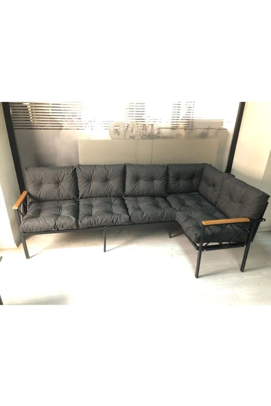 adımshops Miami Köşe Koltuk Takımı , 3+2 Balkon-bahçe-kafe-çay Seti-koltuk Takımı-mutfak Köşesi ürün görseli 1
