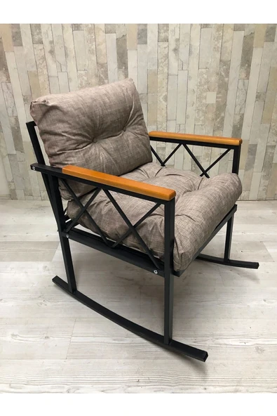 adımshops Sallanan Sandalye Tv Koltuğu Kafe-balkon-mutfak-berjer-ofis Sallanır Tekli Koltuk Miami ürün görseli 1