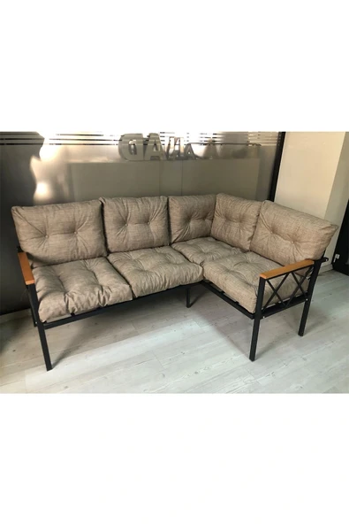 adımshops miami Köşe Koltuk Takımı , 2+2 Balkon-bahçe-çay Seti-mutfak Köşesi ürün görseli 1
