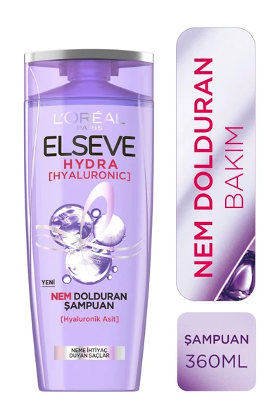 Elseve Hydra [hyaluronic] Nem Dolduran Şampuan 360ml ürün görseli 1
