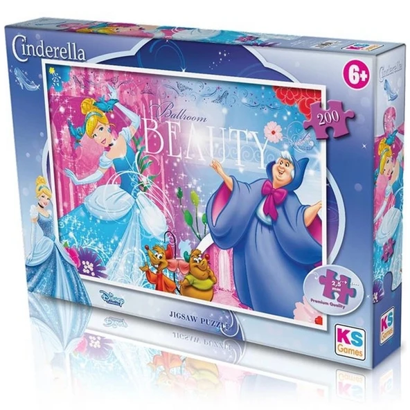 Nessiworld Ks Games Cinderella Puzzle 200 Parça ürün görseli 1
