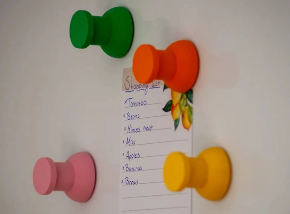 Renkli Pin Magnet - Resim 4